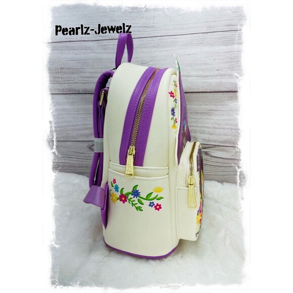 Loungefly Disney Princess Rapunzel Tangled Tower Scene Mini Backpack NWT - Picture 2 of 7